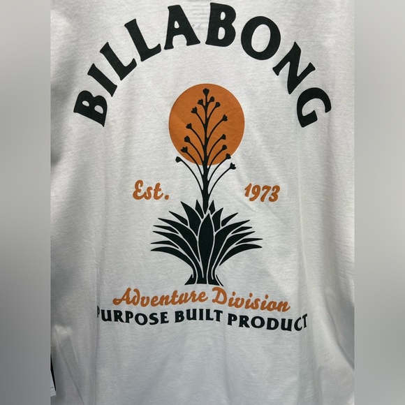 Billabong Adventure Division PURPOSE BUILT PRODUCT White T-Shirt size M - Picture 3 of 7